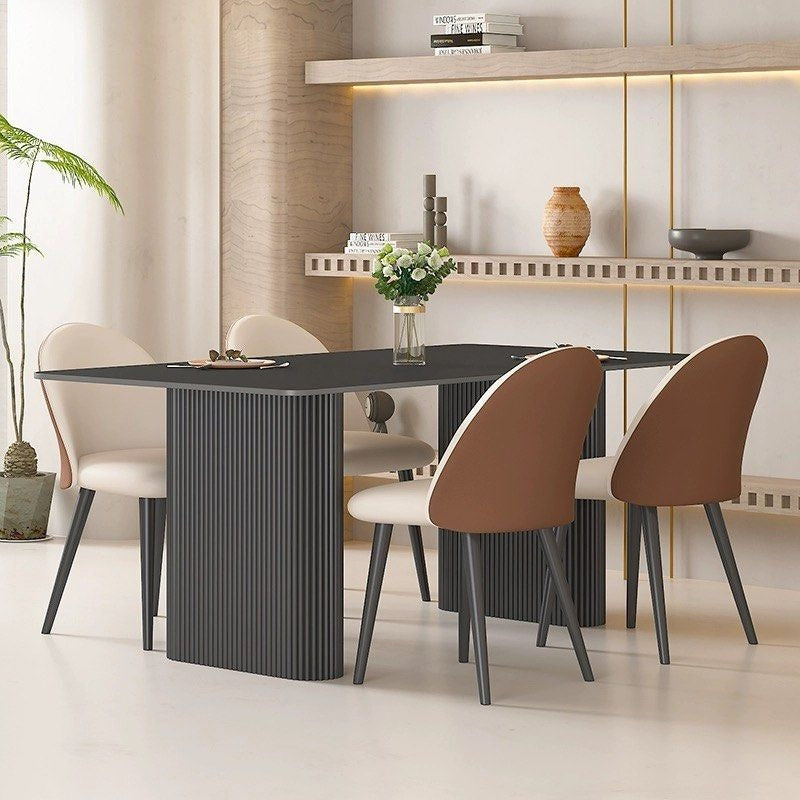 CARMONA Modern Sintered Stone Dining Table and Chair Set