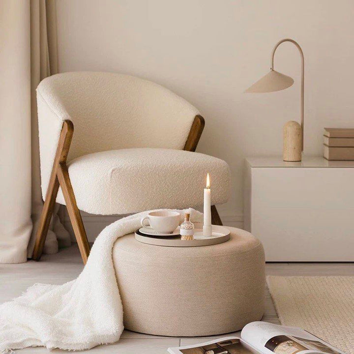 CAROLTEL Modern Boucle Lounge Chair