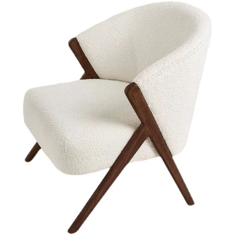 CAROLTEL Modern Boucle Lounge Chair