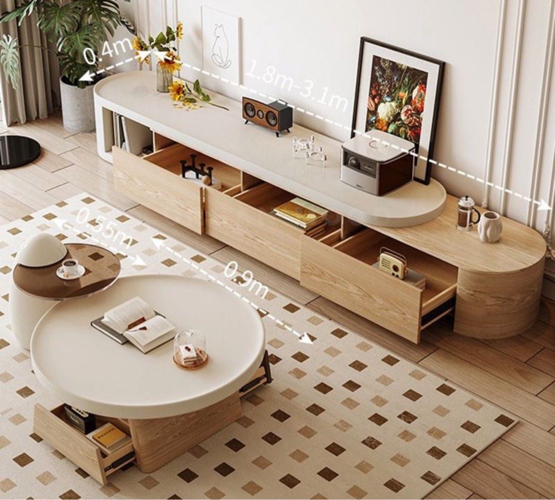 SHENRA Japandi TV Console