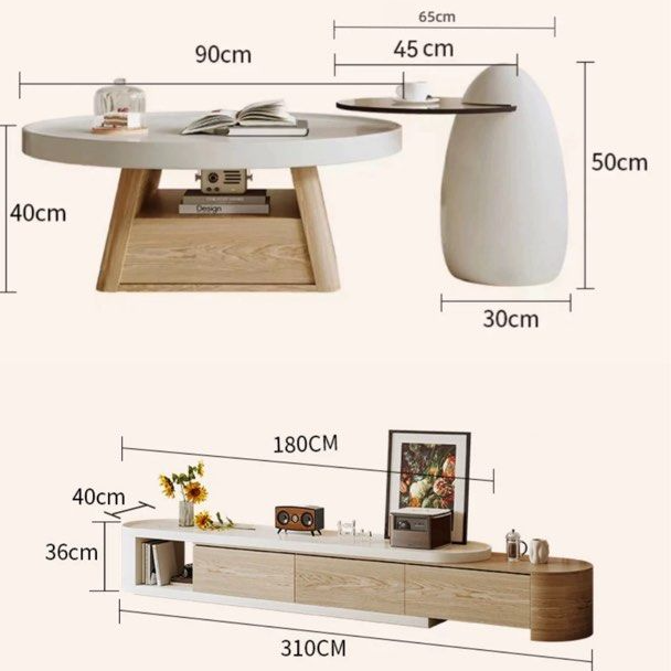 SHENRA Japandi TV Console