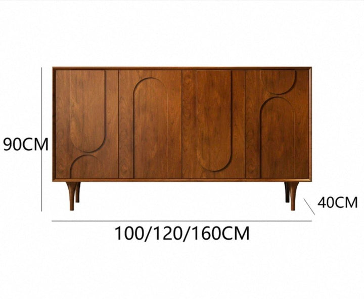 CARVI Modern Solid Wood Sideboard