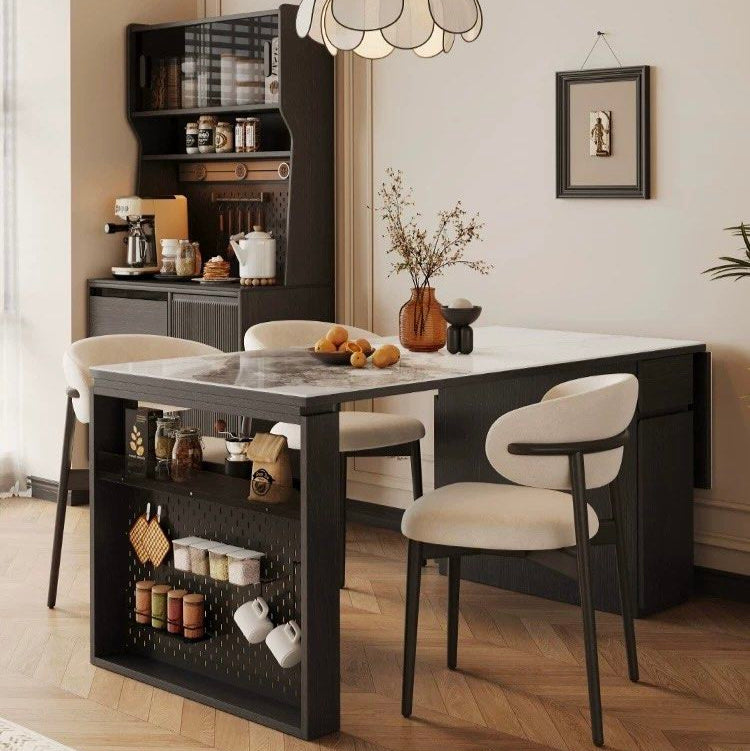 CASHEI Modern Extendable Sintered Stone Dining Table