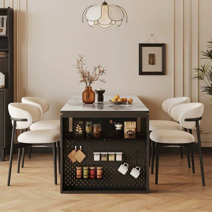 CASHEI Modern Extendable Sintered Stone Dining Table