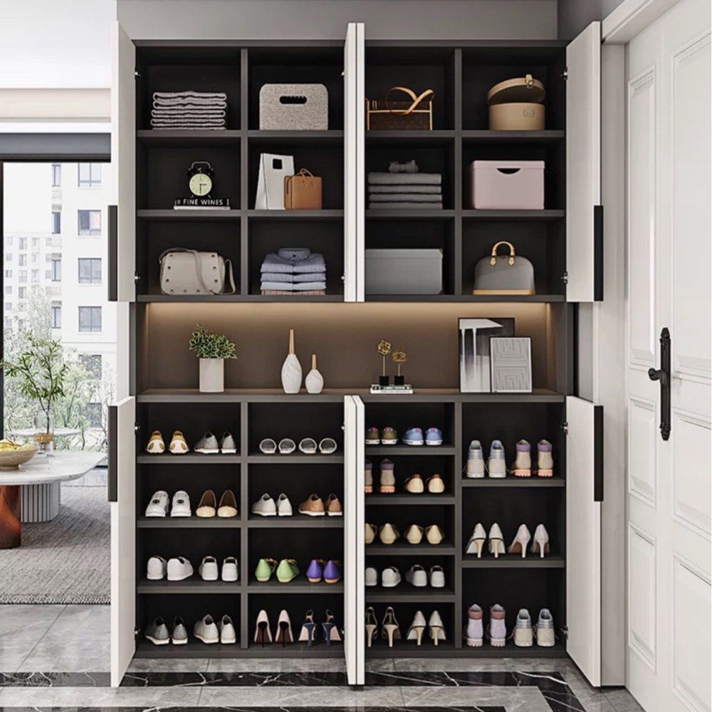CASPER Modern Full Length Shoe Cabinet