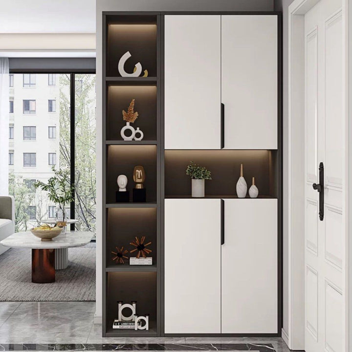 CASPER Modern Full Length Shoe Cabinet