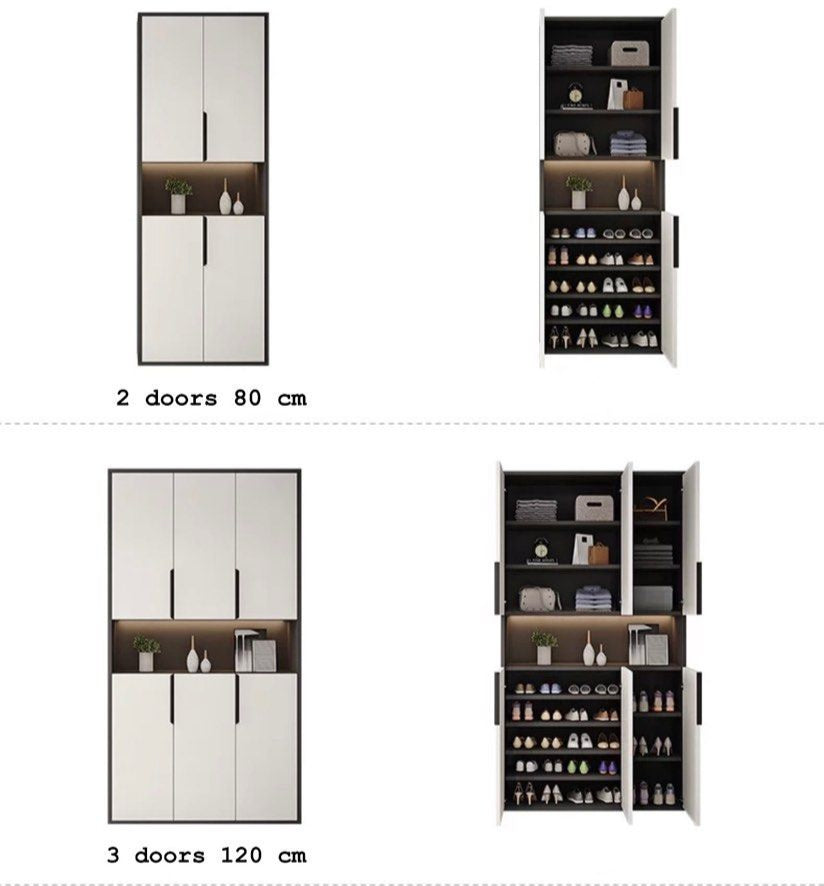 CASPER Modern Full Length Shoe Cabinet