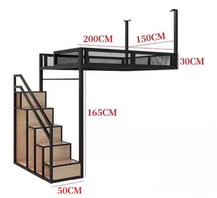 CATHAY Industrial Loft Bedframe