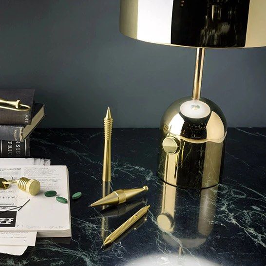 CAUTE Metal Mushroom Table Lamp