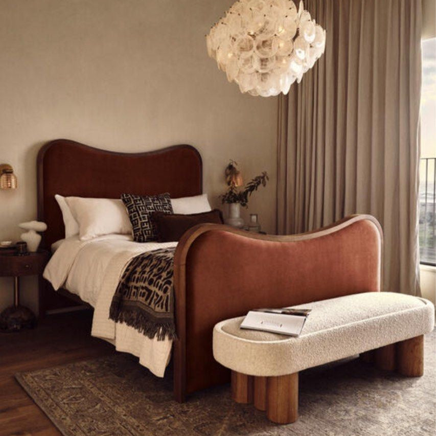 CELRA Modern Velvet Bedframe