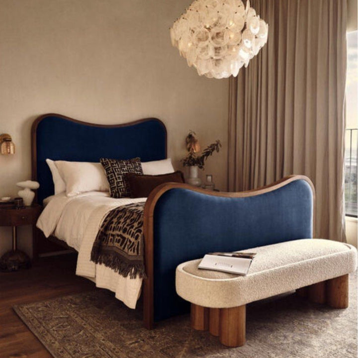 CELRA Modern Velvet Bedframe