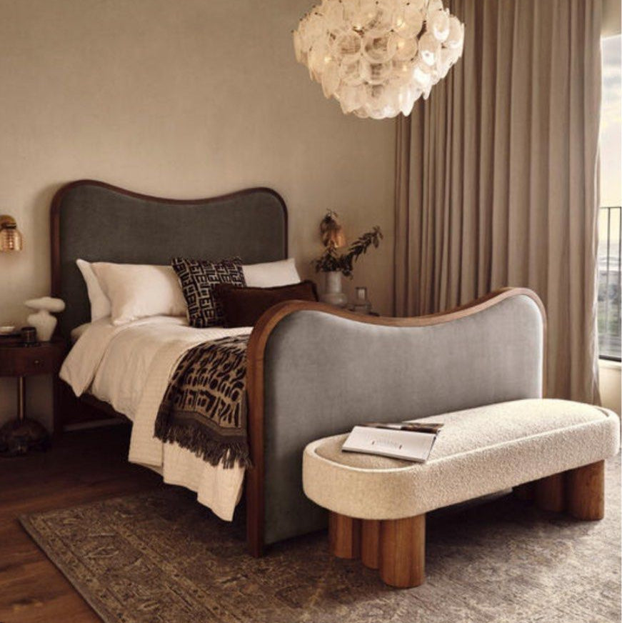 CELRA Modern Velvet Bedframe