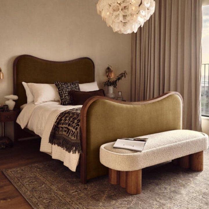 CELRA Modern Velvet Bedframe