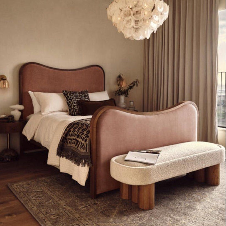 CELRA Modern Velvet Bedframe