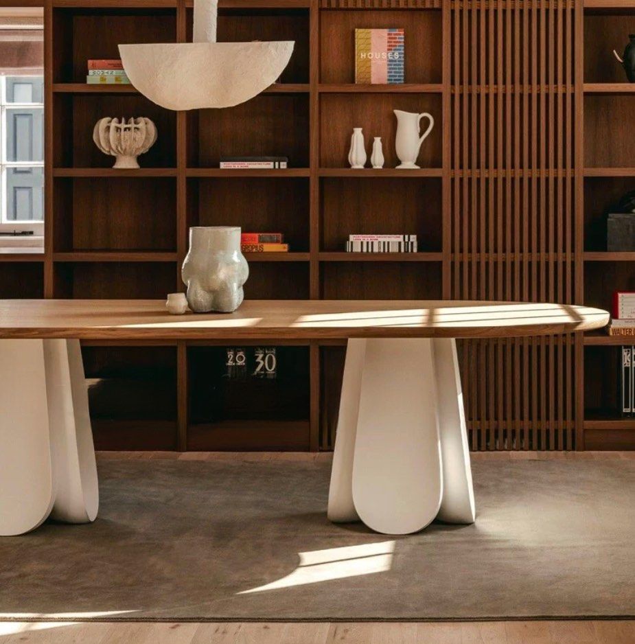 CESTER Modern Solid Wood Dining Table
