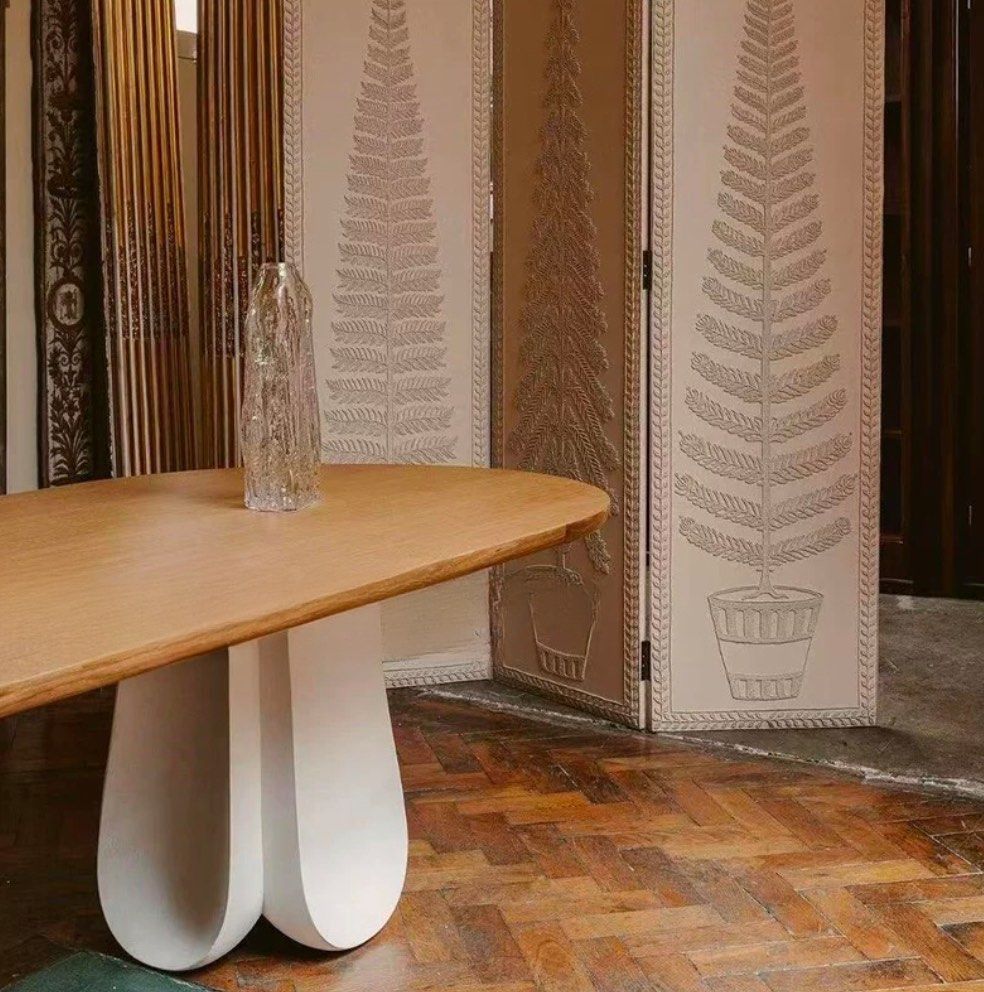 CESTER Modern Solid Wood Dining Table