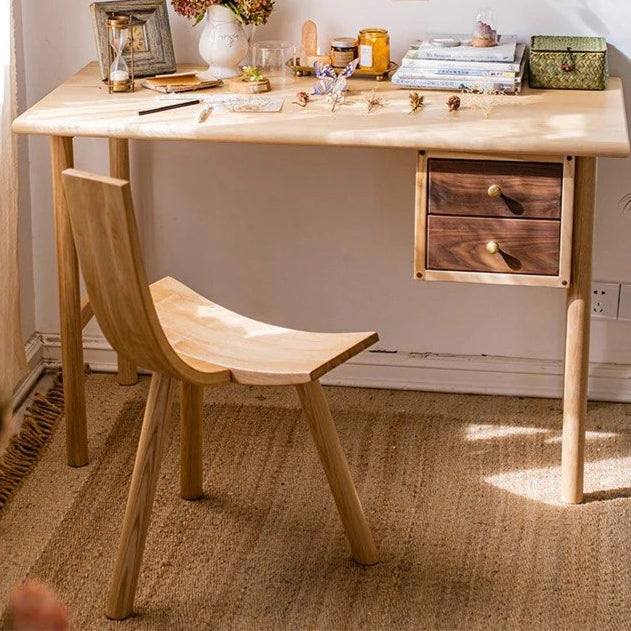 COGNUS Rustic Solid Wood Dining Chair