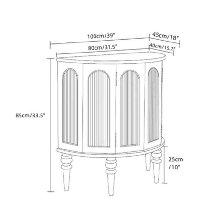 SONIA Solid Wood Sideboard