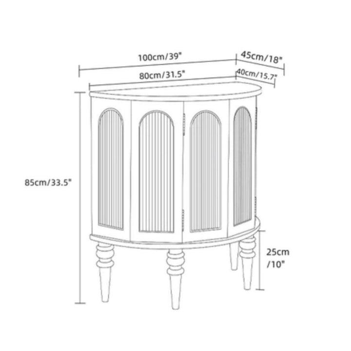 SONIA Solid Wood Sideboard