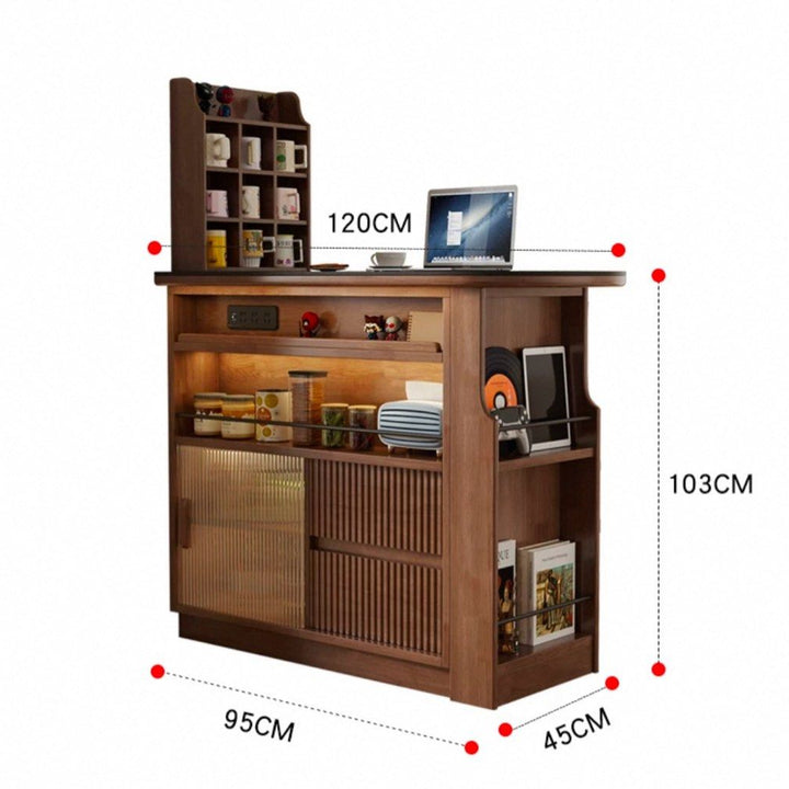 CHARISO Modern Extendable Bar Table
