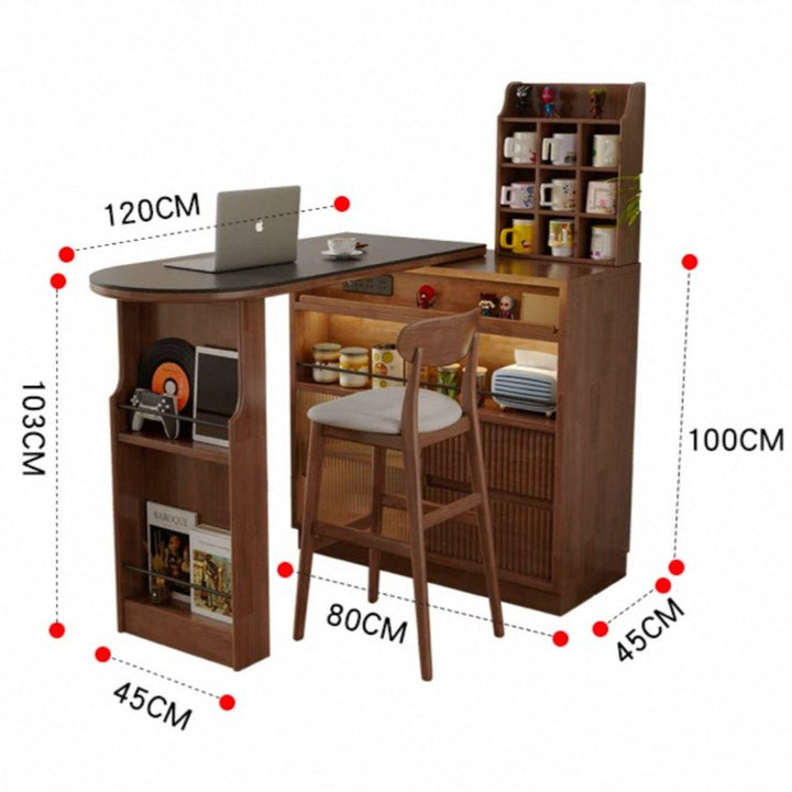 CHARISO Modern Extendable Bar Table