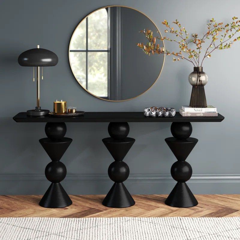CHESS Modern Solid Wood Console Table