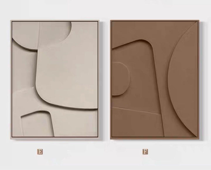 CHEVRO Abstract 3D Wall Art