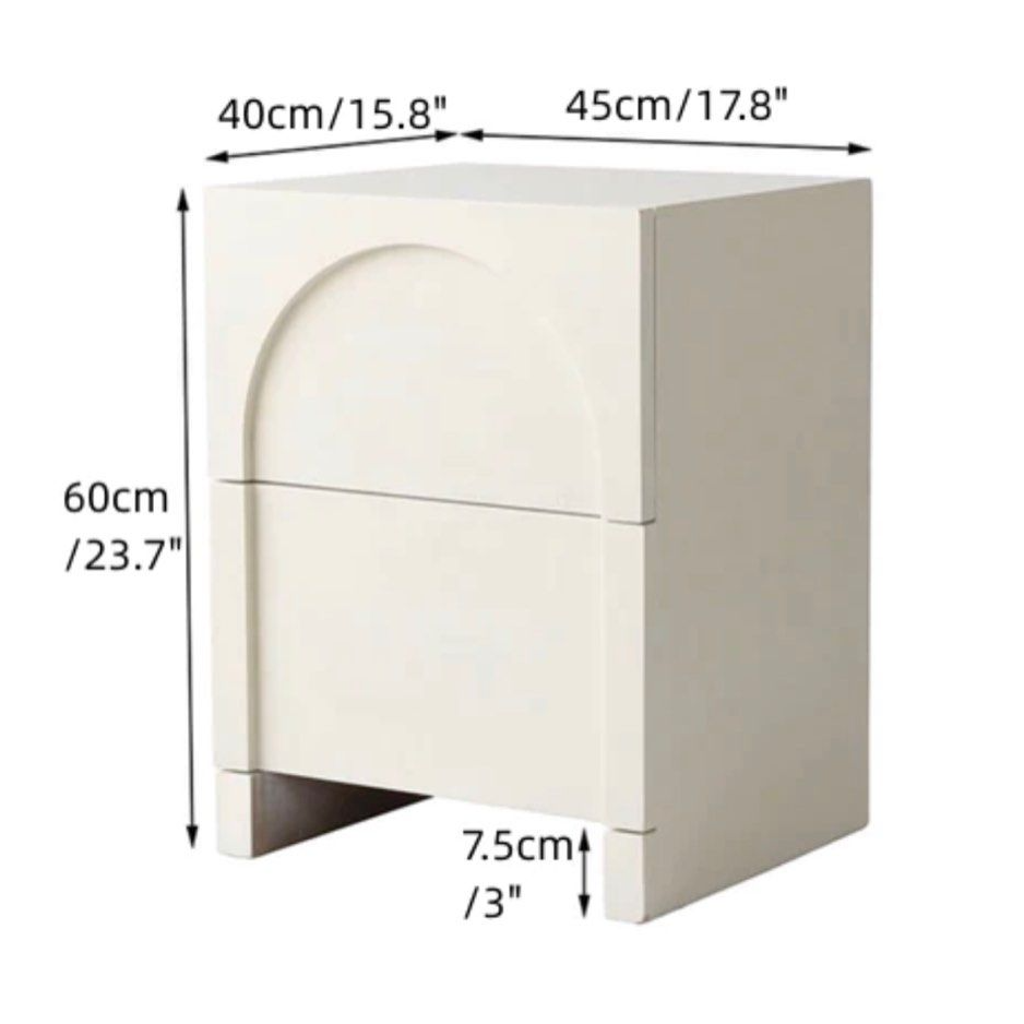 CHIVAS Nightstand With Drawer