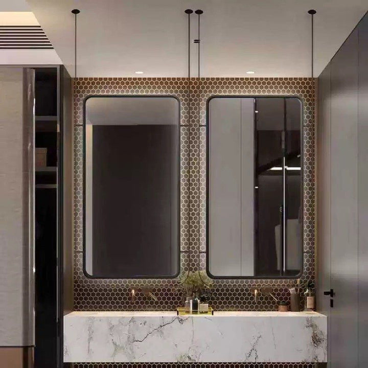 CHRIS Modern Suspended Bathroom Mirror
