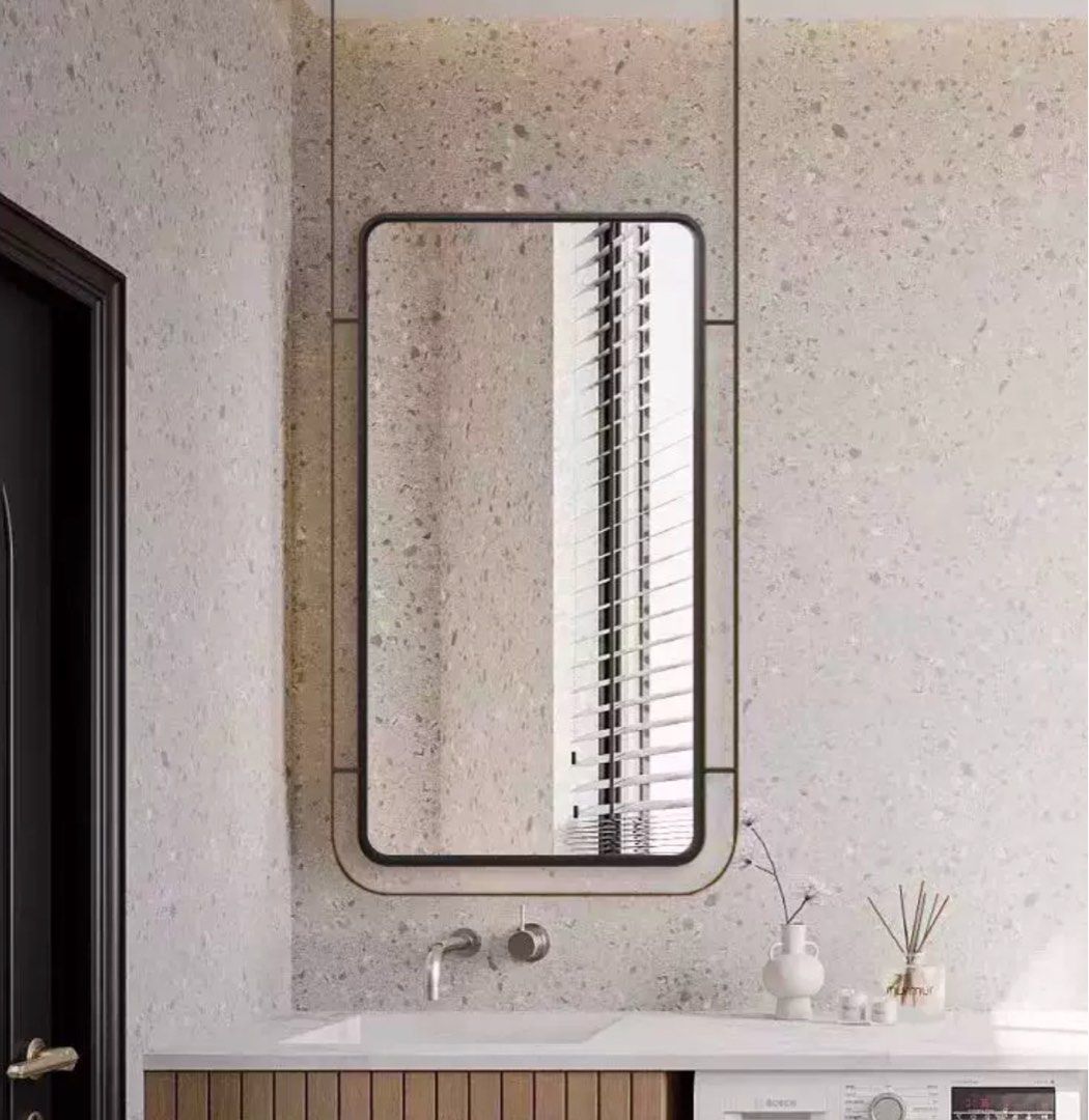 CHRIS Modern Suspended Bathroom Mirror