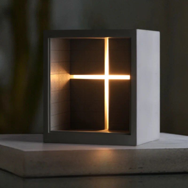 Church of Light Concrete Night Light