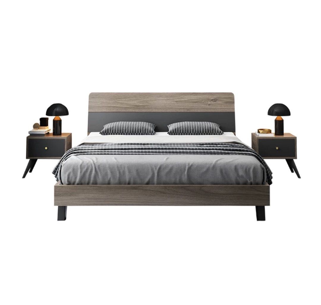 CILLIAN Rustic Oak Bedframe