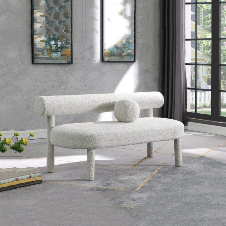 CITARO Modern Boucle Dining Bench