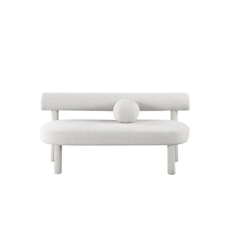 CITARO Modern Boucle Dining Bench