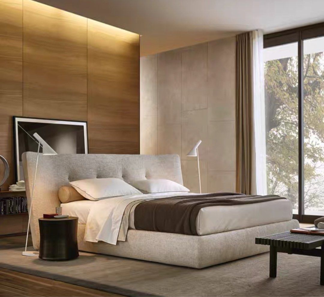 CLAIVE Modern Fabric Bedframe