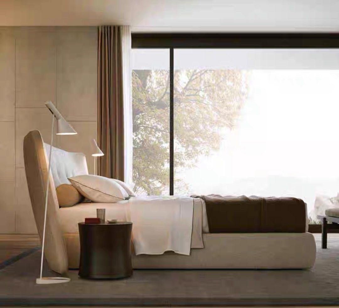 CLAIVE Modern Fabric Bedframe