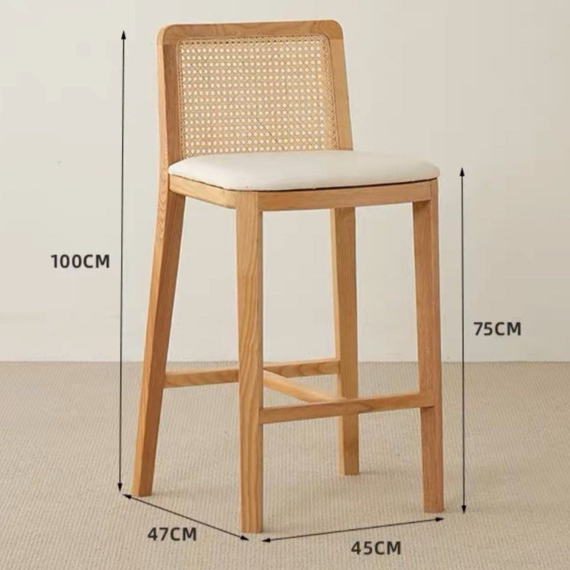 CAPRI Modern Rattan Bar Stool