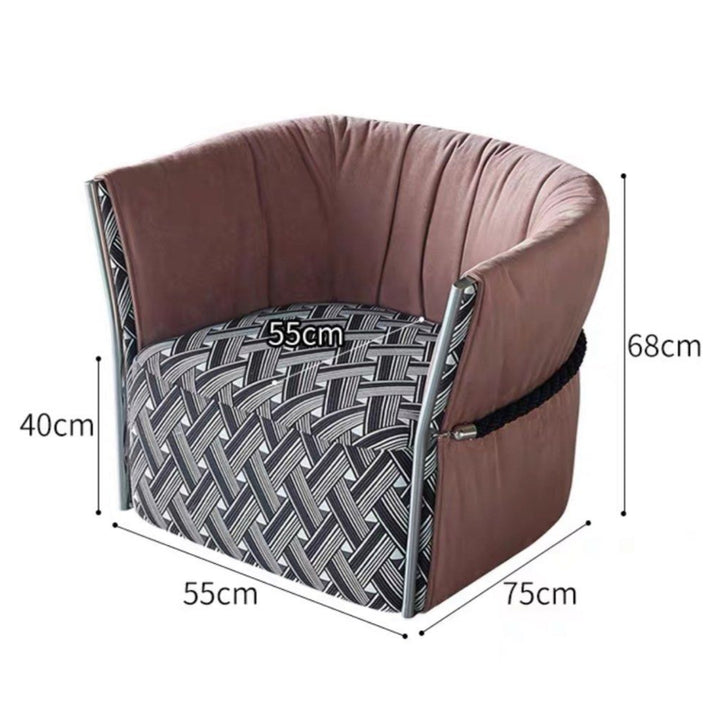 CLAVO Modern Fabric Armchair