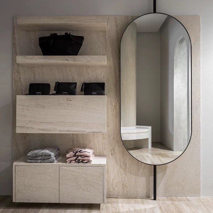 CLAYSE Postmodern Full Length Suspended Mirror