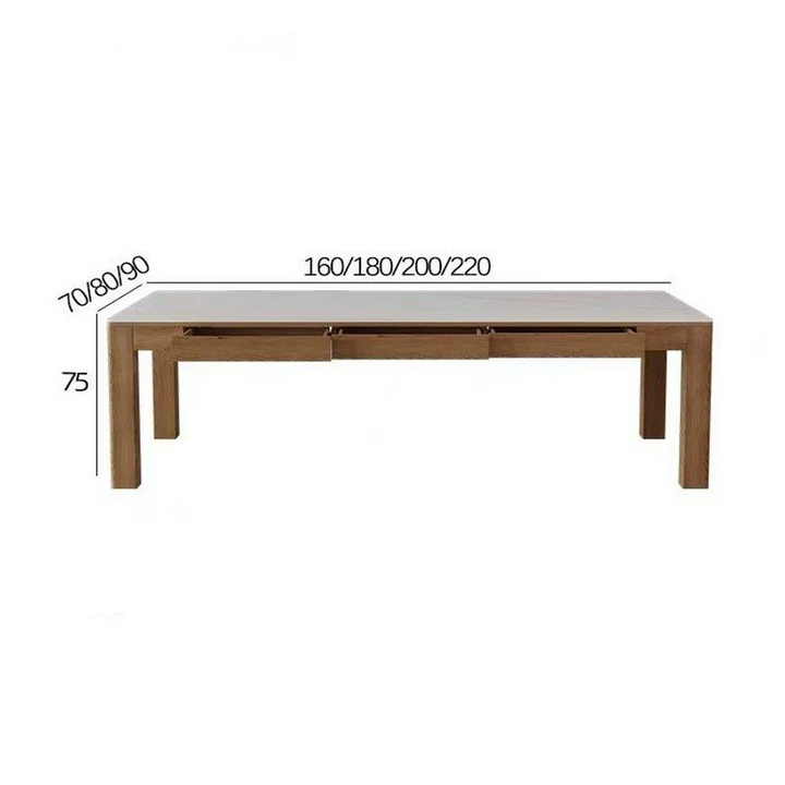 CHRISTIAN Modern Solid Wood Dining Table