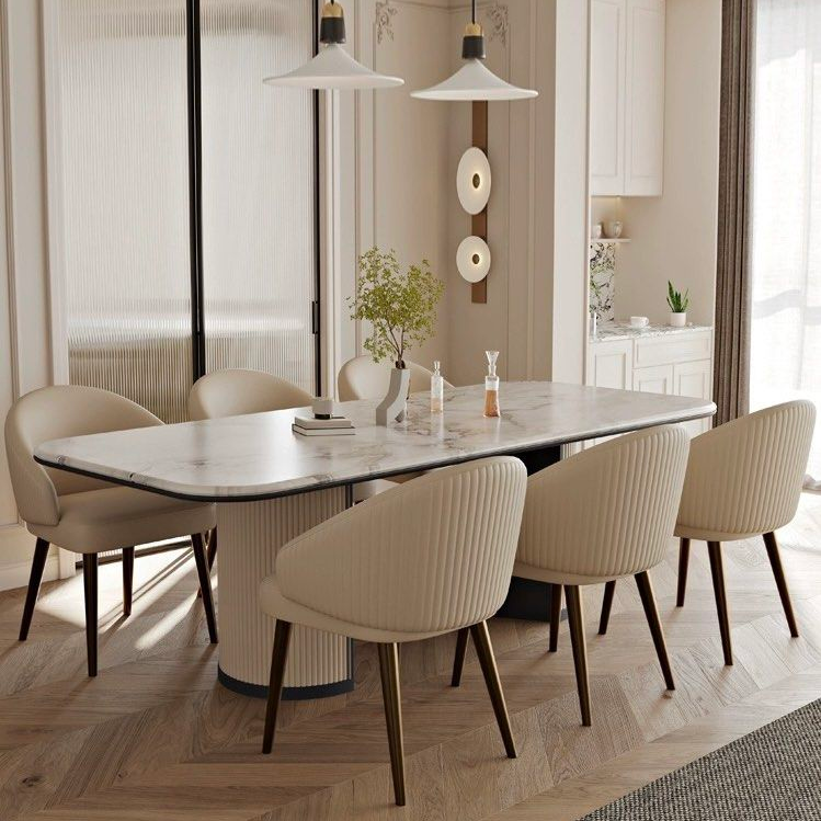 LAYTON Modern Marble Dining Table – Radical Homes