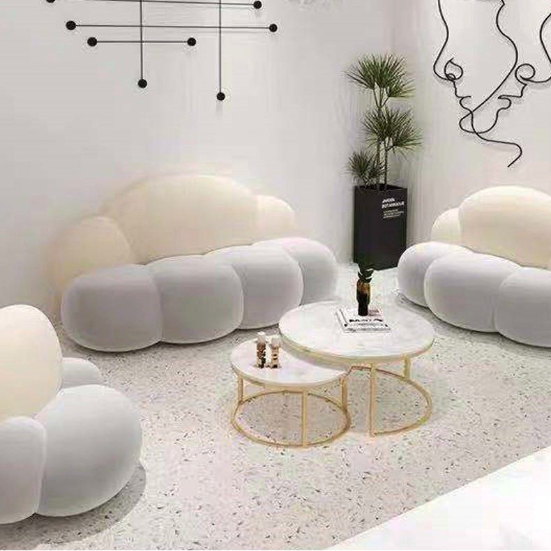 BREVELTA Modern Boucle Sofa