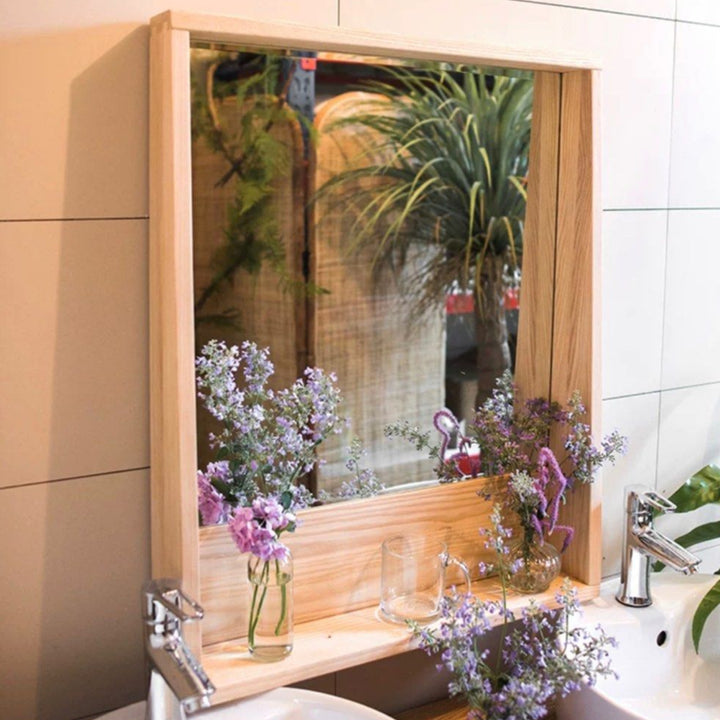 COLLIN Solid Wood Wall Mirror