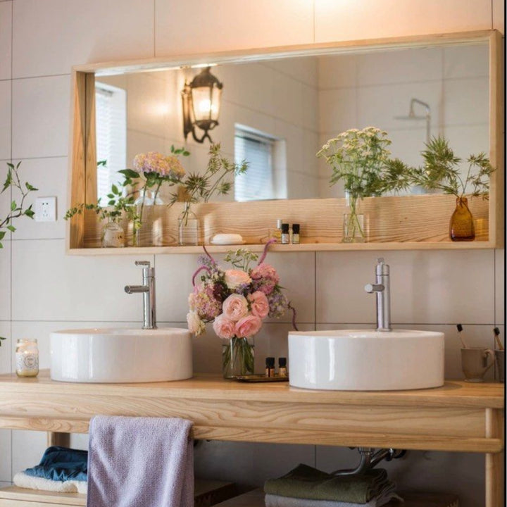 COLLIN Solid Wood Wall Mirror