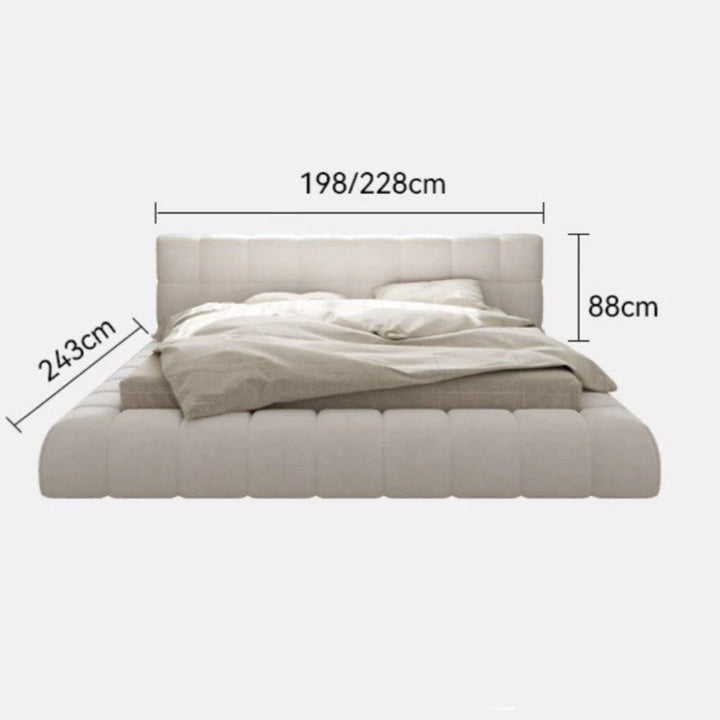 COLLIN Modern Boucle Bed
