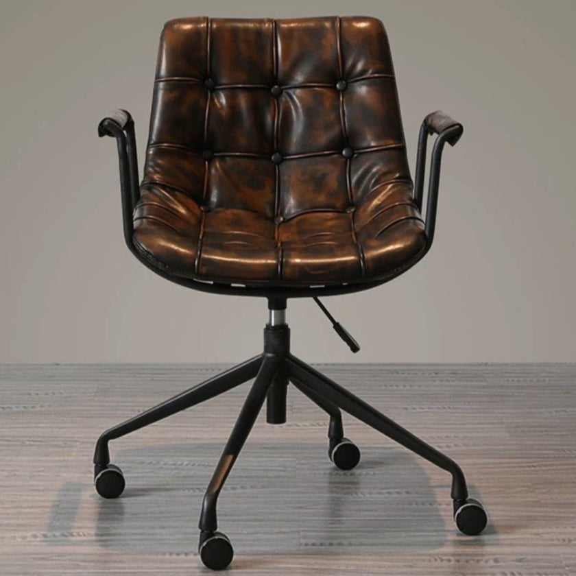 COLT Industrial Leather Swivel Office Chair