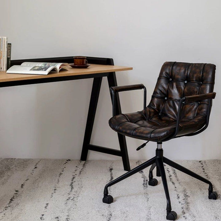 COLT Industrial Leather Swivel Office Chair