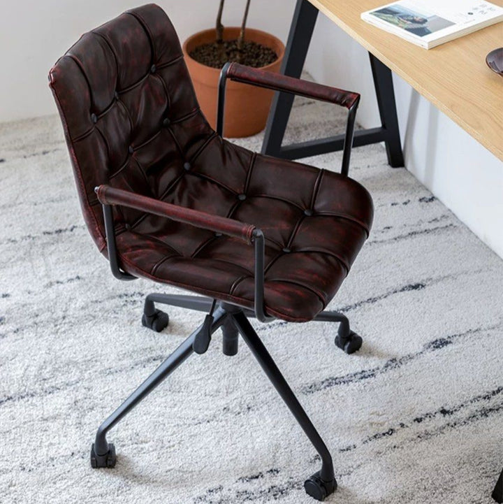 COLT Industrial Leather Swivel Office Chair
