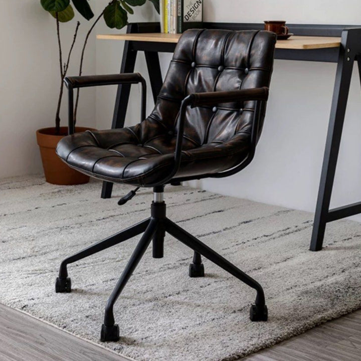 COLT Industrial Leather Swivel Office Chair