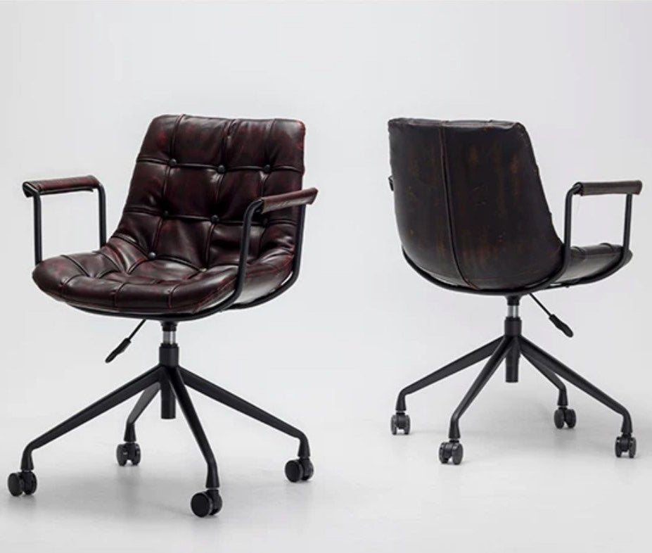 COLT Industrial Leather Swivel Office Chair